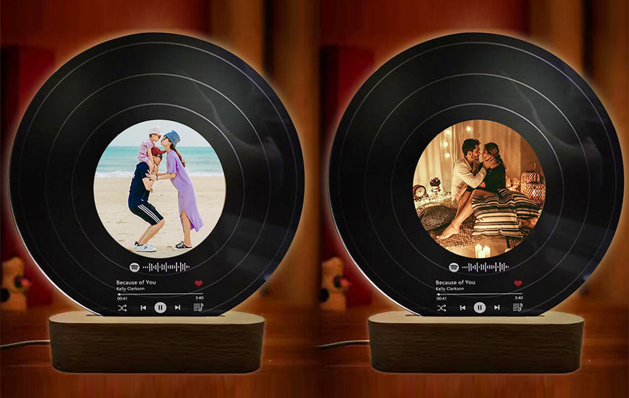 Ontvang €65 korting voor een muzieklampje met foto