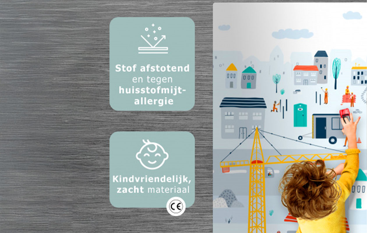 Ontvang €75 korting op een speelmat met collectiebeeld (135 x 90 cm)