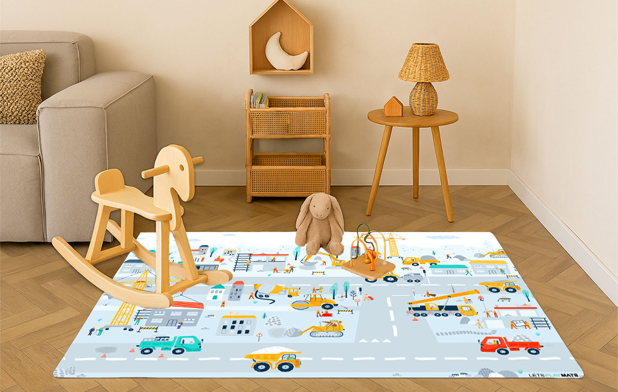 Ontvang €75 korting op een speelmat met collectiebeeld (135 x 90 cm)