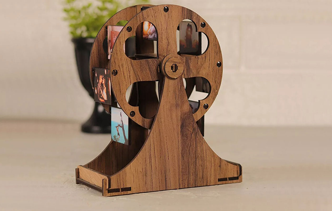 Voucher t.w.v. €35 voor een houten foto-reuzenrad