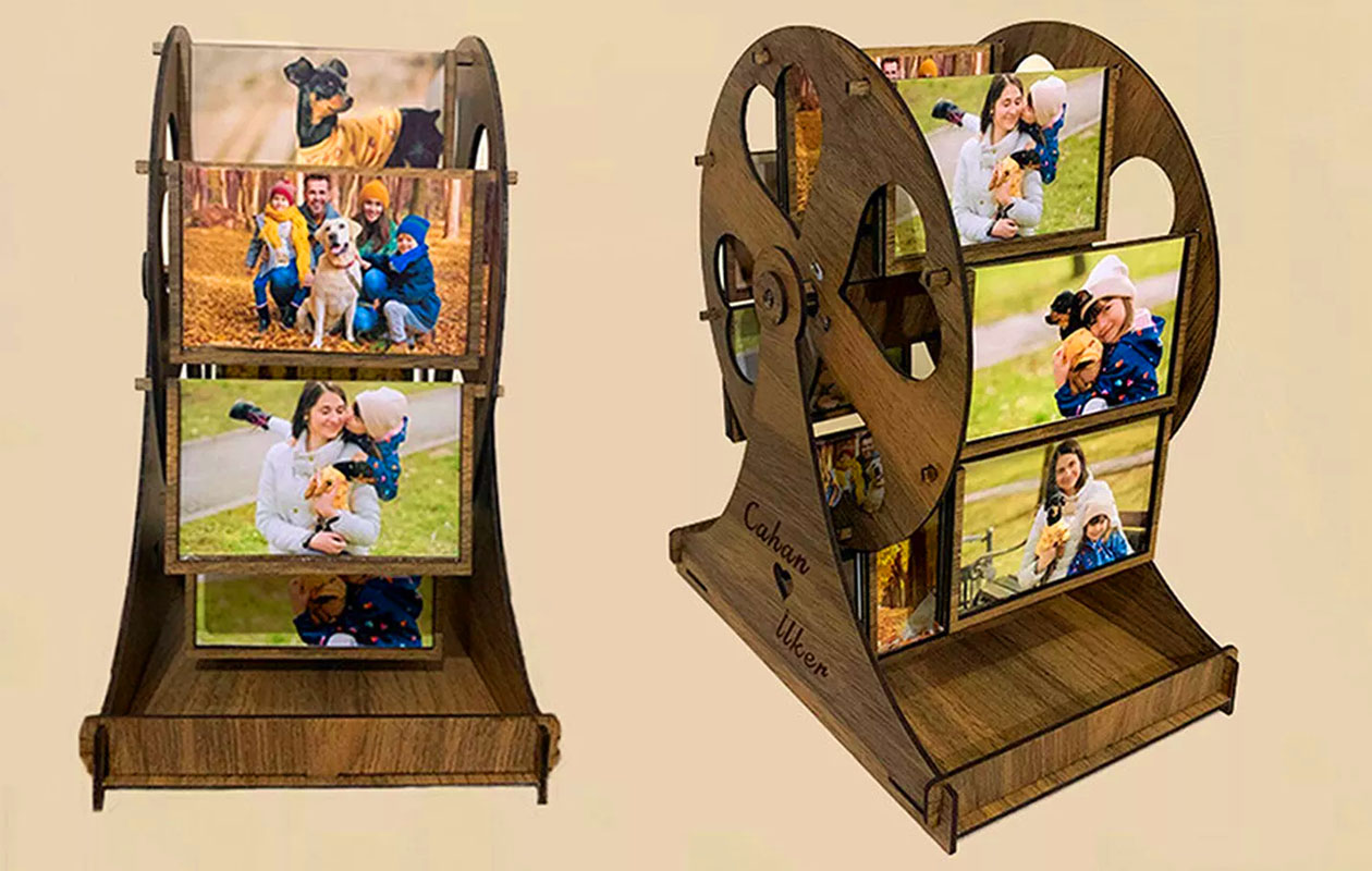 Voucher t.w.v. €35 voor een houten foto-reuzenrad