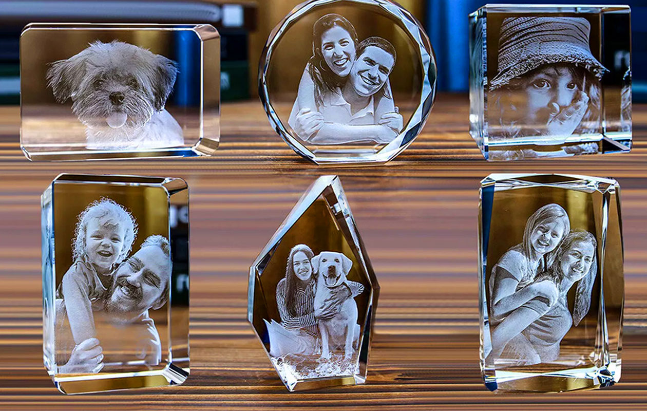 Voucher t.w.v. € 60,- voor een 3D-foto in kristal