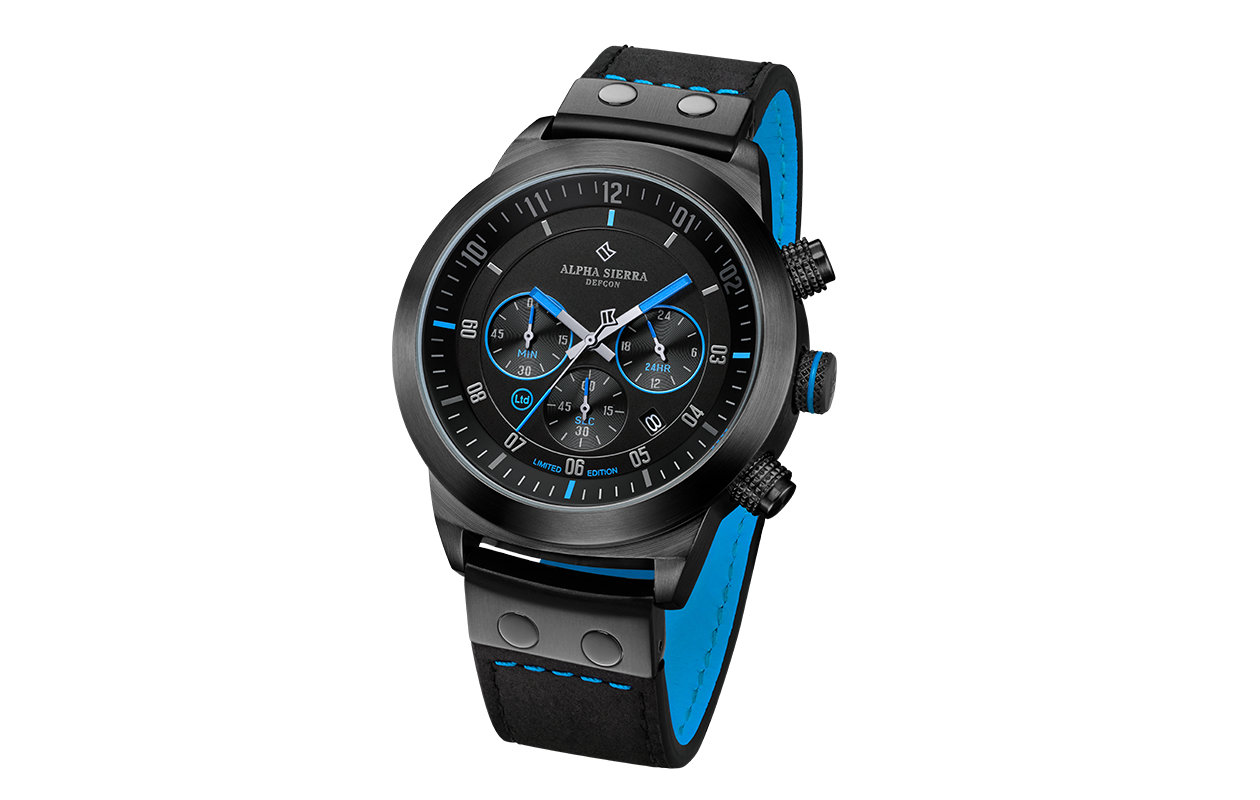 Herenhorloge van Alpha Sierra Watch Co. (Defcon LGM36BL)