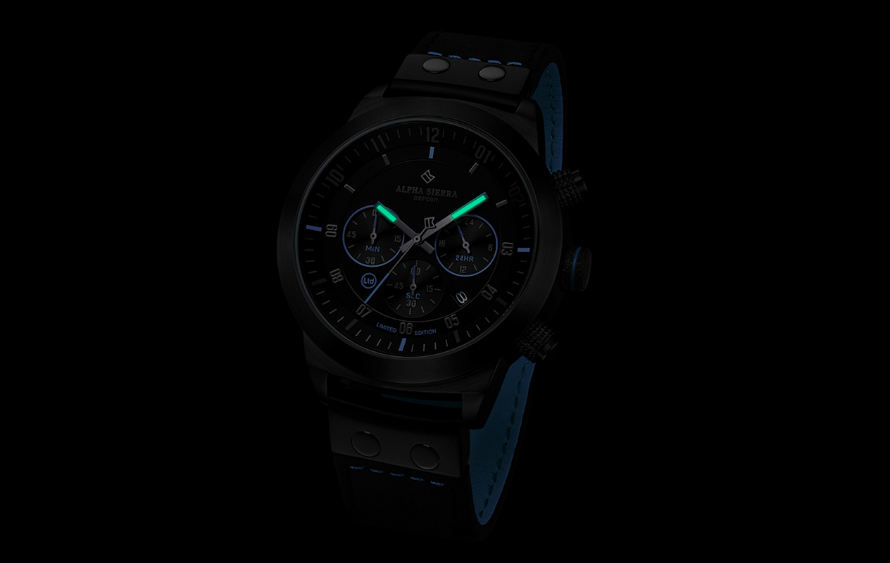 Alpha Sierra Watch Co. Defcon LGM36BL