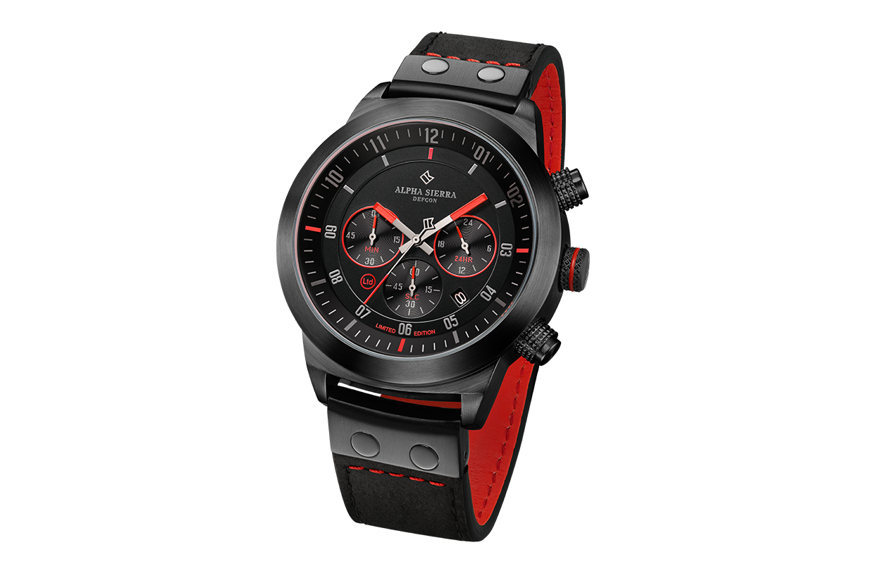 Herenhorloge van Alpha Sierra Watch Co. (Defcon LGM36RL)