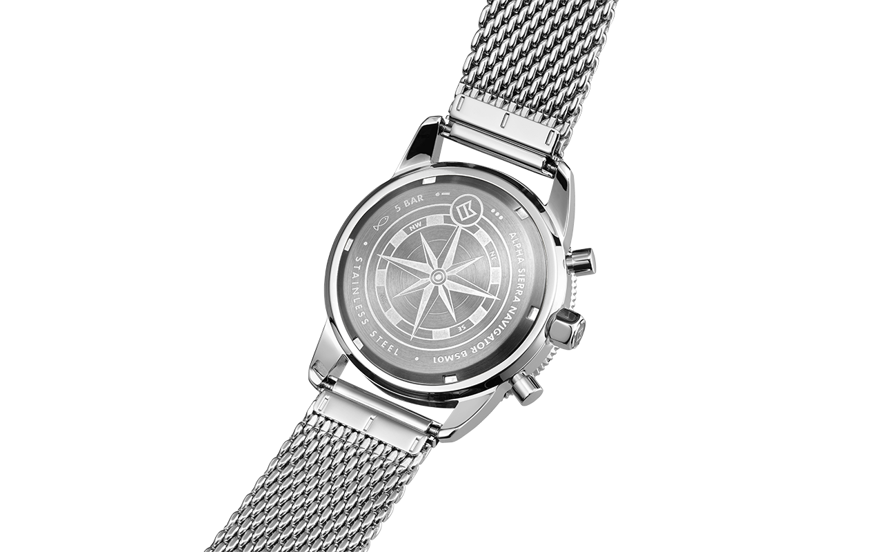 Herenhorloge van Alpha Sierra Watch Co. Navigator BSM01