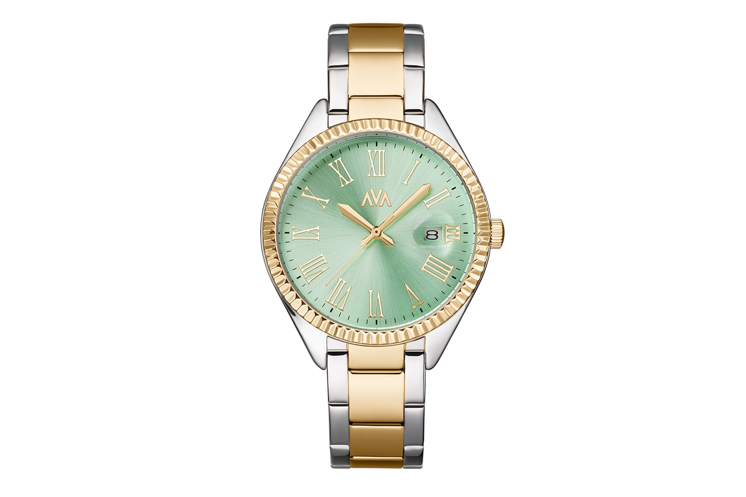 AVA dameshorloge aurora aqua blauw