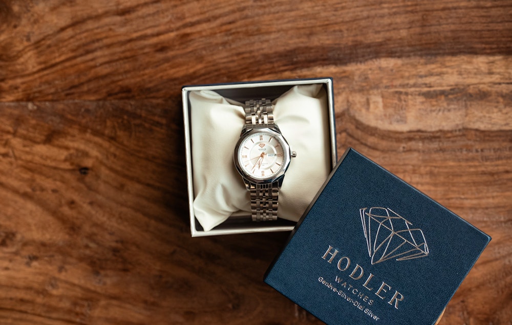 Dameshorloge Hodler Genève - Silver