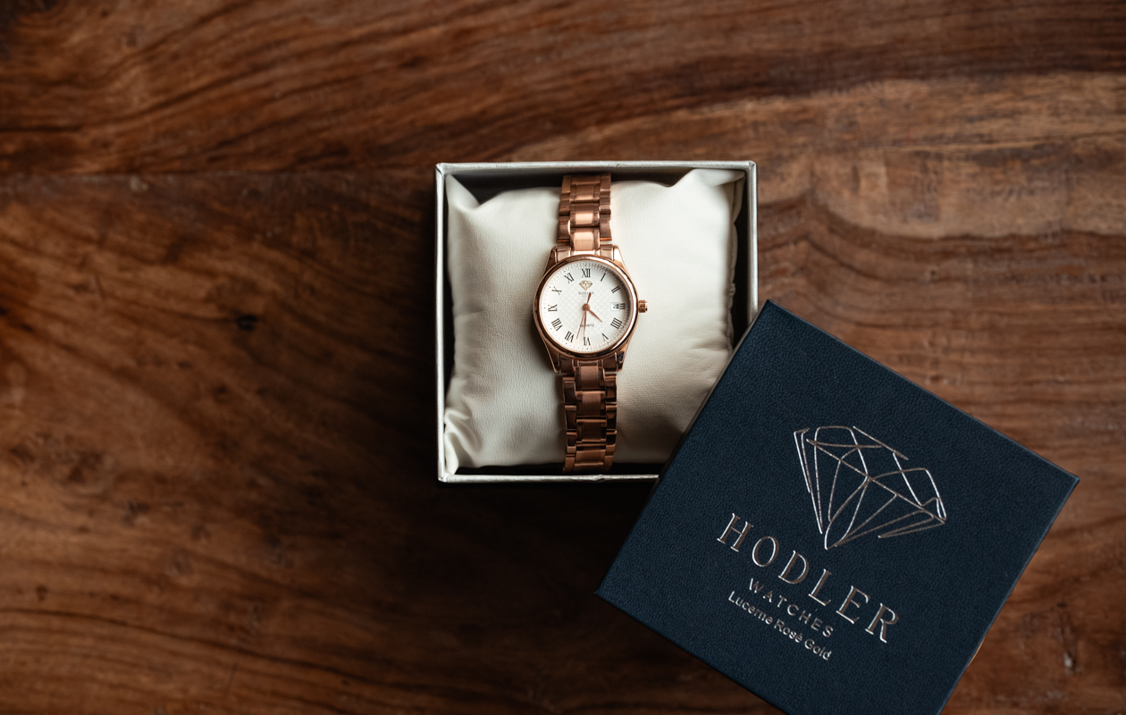 Dameshorloge Hodler Lucerne - Roségold