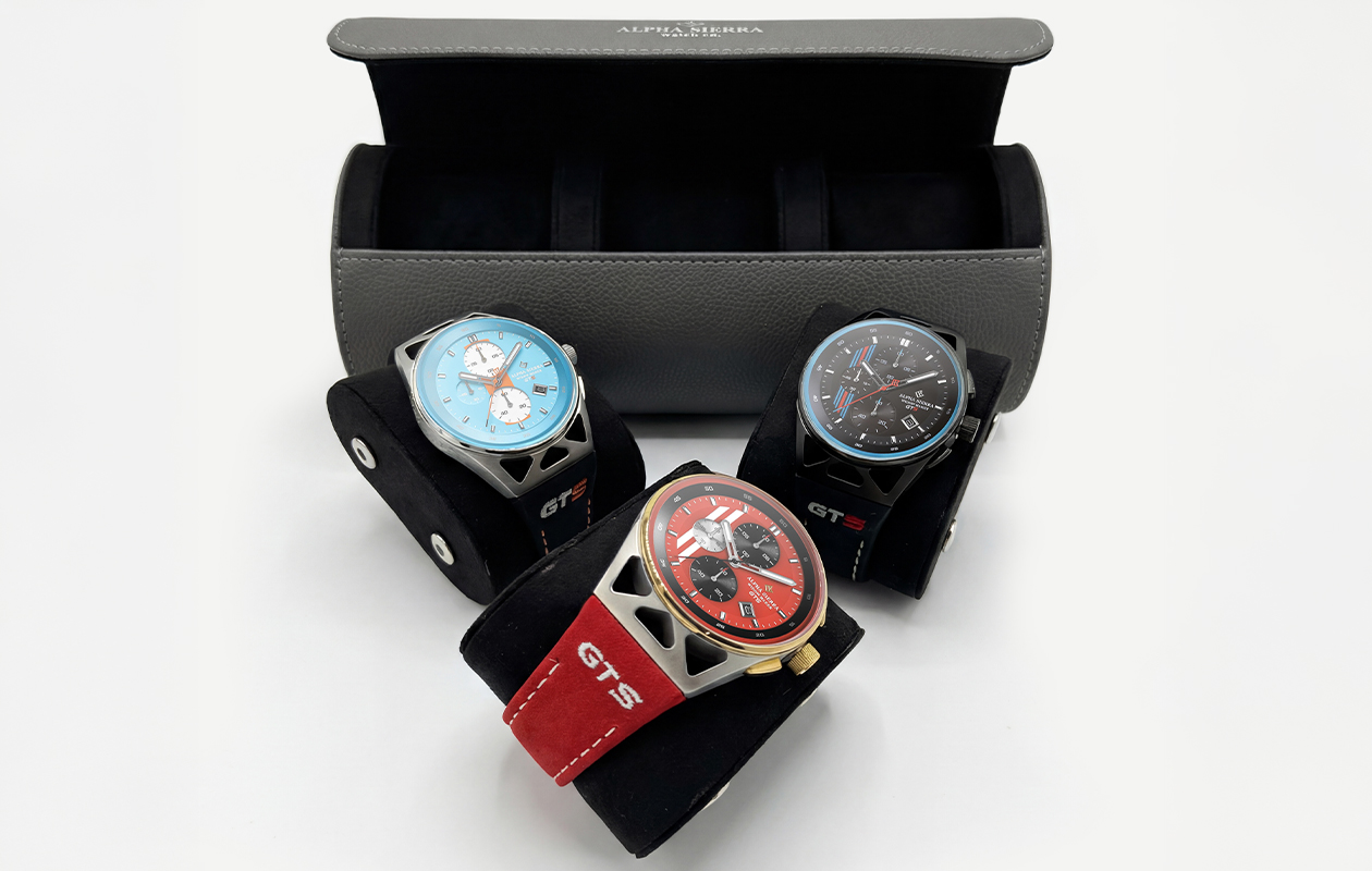 GTS WATCH ROLL 3 Widowmaker horloges - T.w.v. €1900