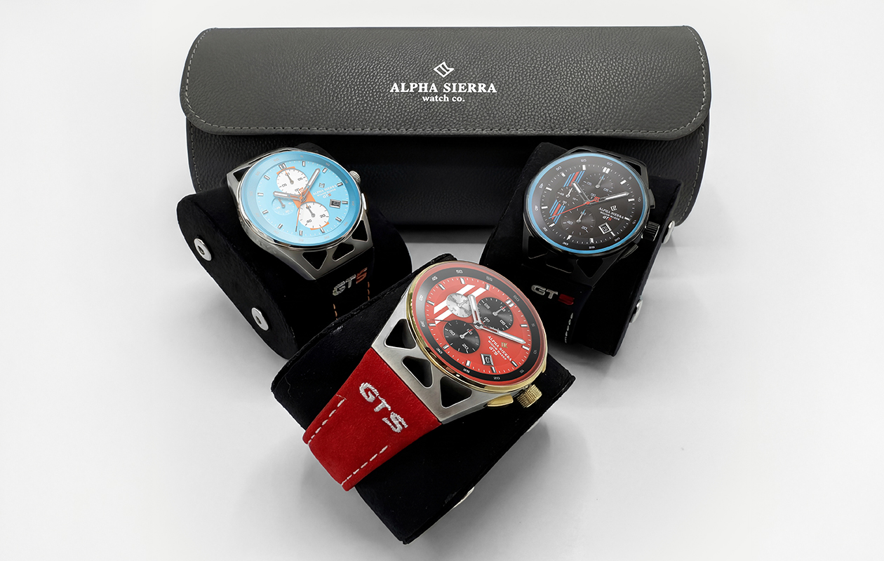 GTS WATCH ROLL 3 Widowmaker horloges - T.w.v. €1900