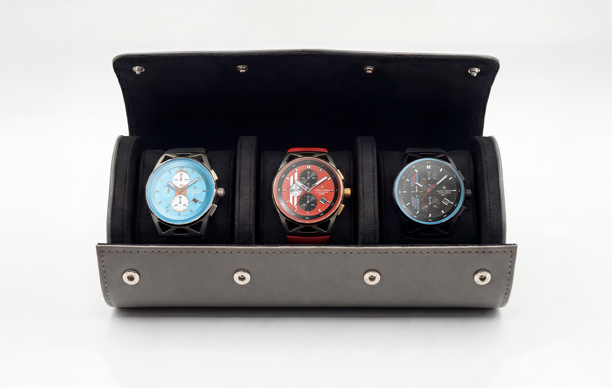 GTS WATCH ROLL 3 Widowmaker horloges - T.w.v. €1900