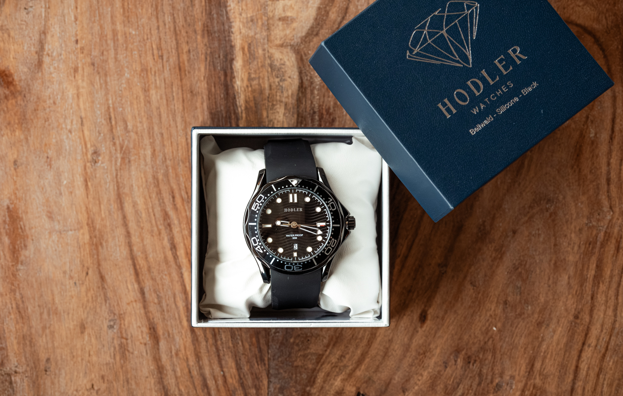 Herenhorloge Hodler Bellwald - Black