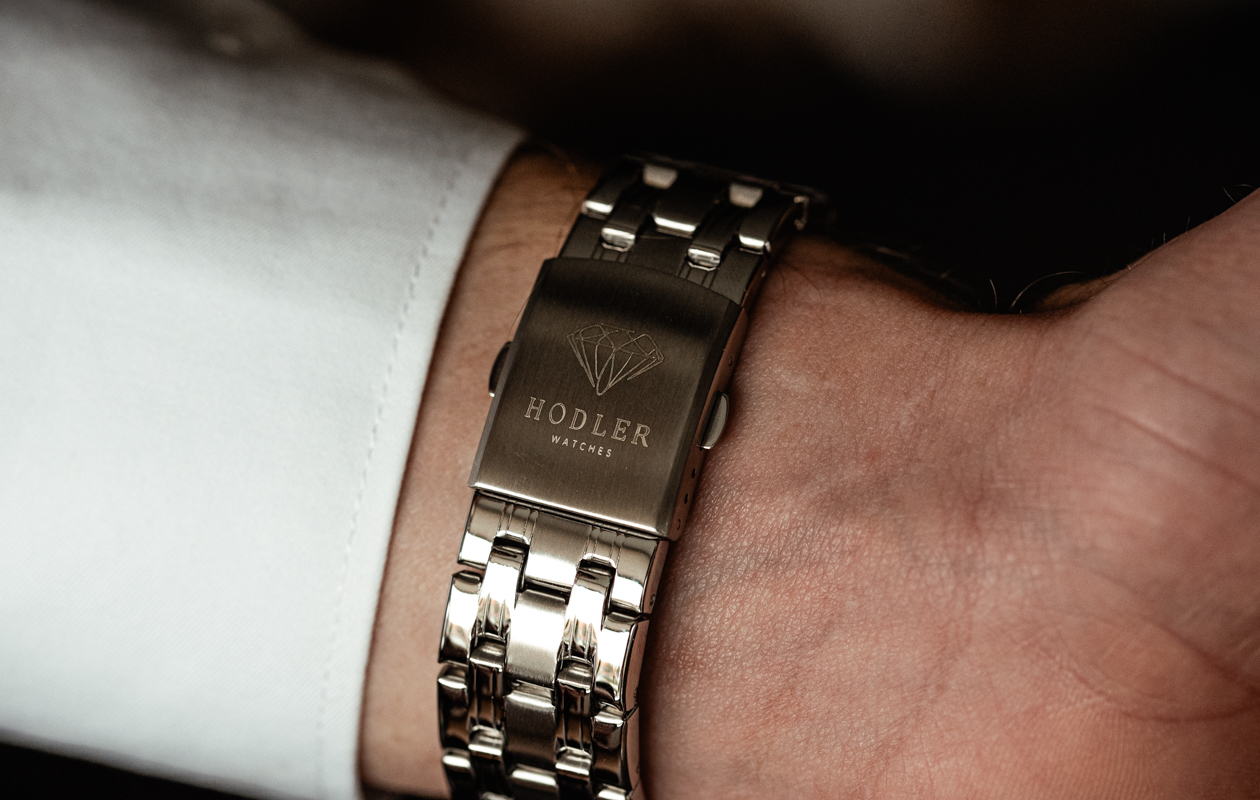 Herenhorloge Hodler Bellwald - Blue