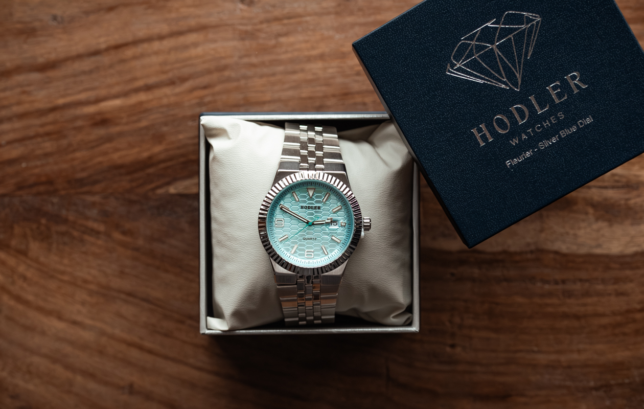 Herenhorloge Hodler Fleurier - Blue