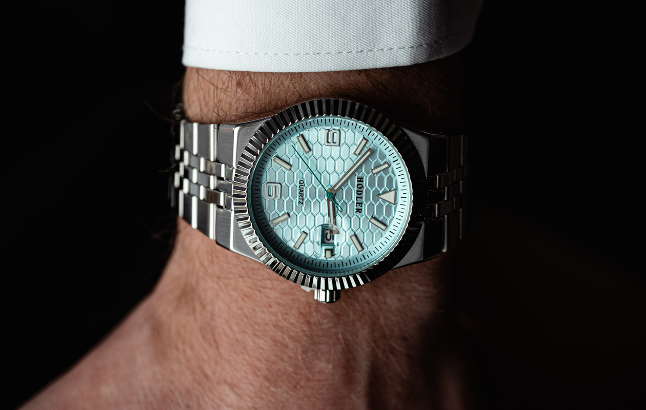 Herenhorloge Hodler Fleurier - Blue