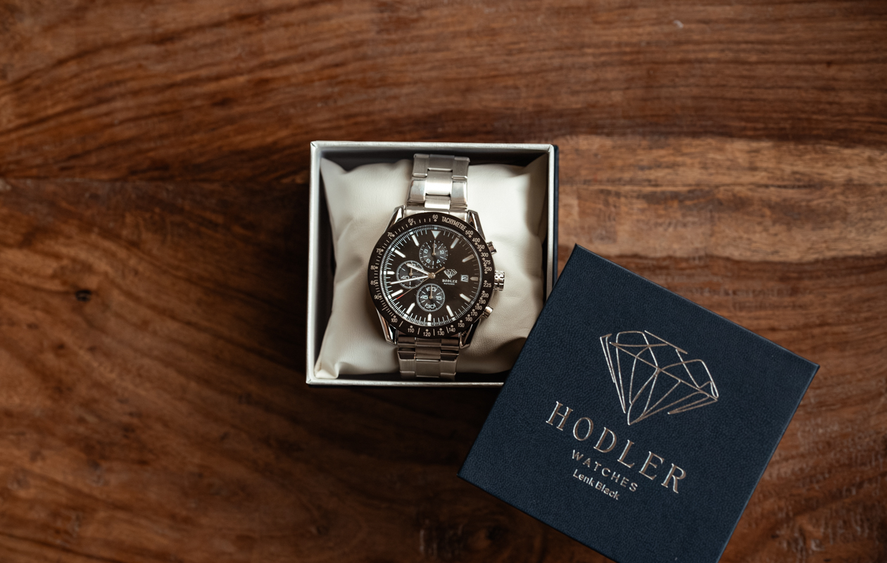 Herenhorloge Hodler Lenk - Black