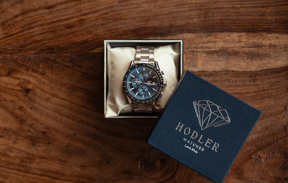 Herenhorloge Hodler Lenk - Blue