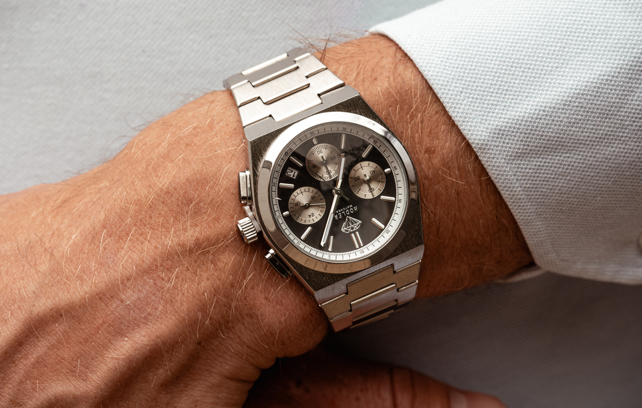 Herenhorloge Hodler Torvane - Silver + Black