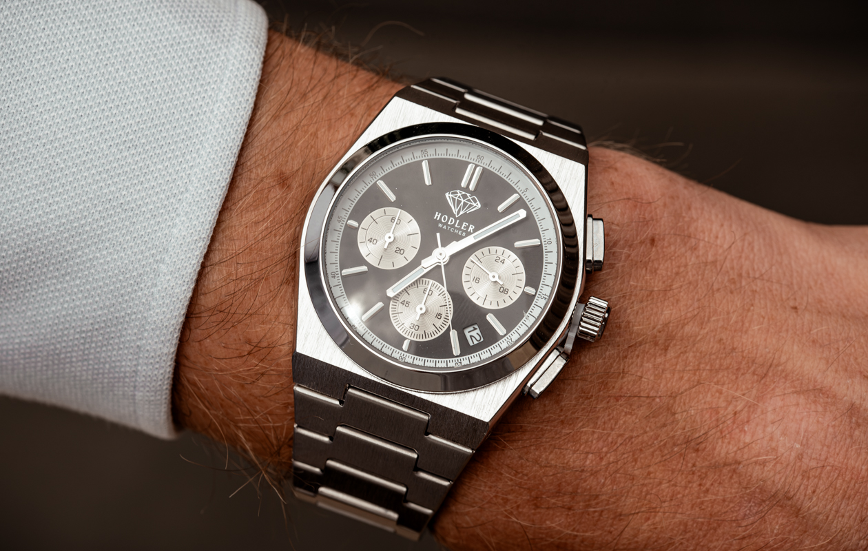 Herenhorloge Hodler Torvane - Silver + Black