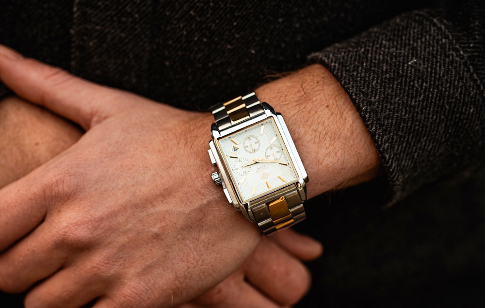 Herenhorloge Hodler Veytaux - Gold + Silver