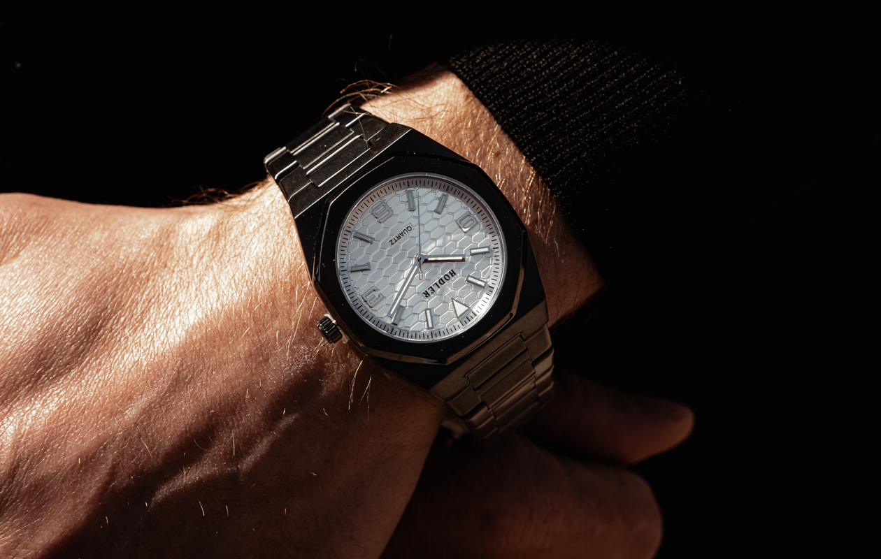 Montre pour homme Hodler Zernez - Noir + Blanc