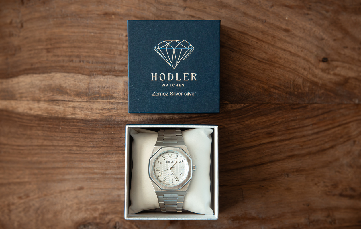 Herenhorloge Hodler Zernez - Silver