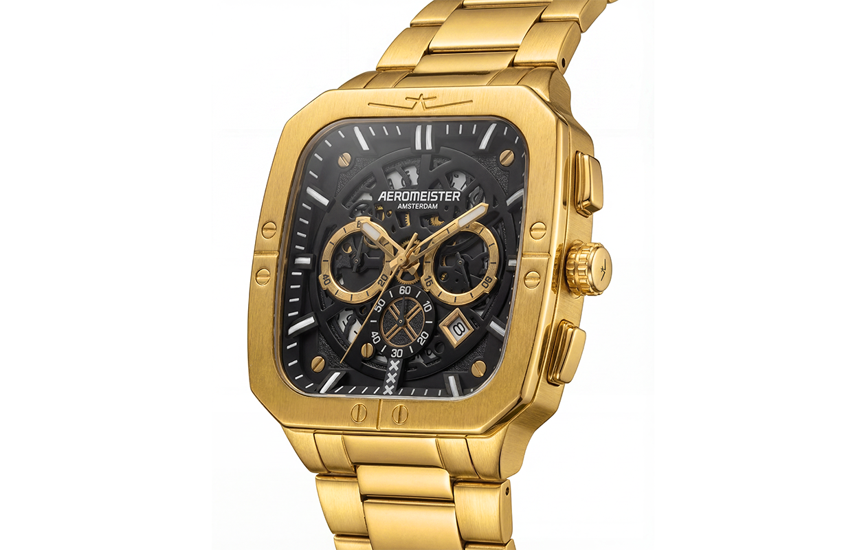 Herenhorloge van Aeromeister (Cubic AM7104)