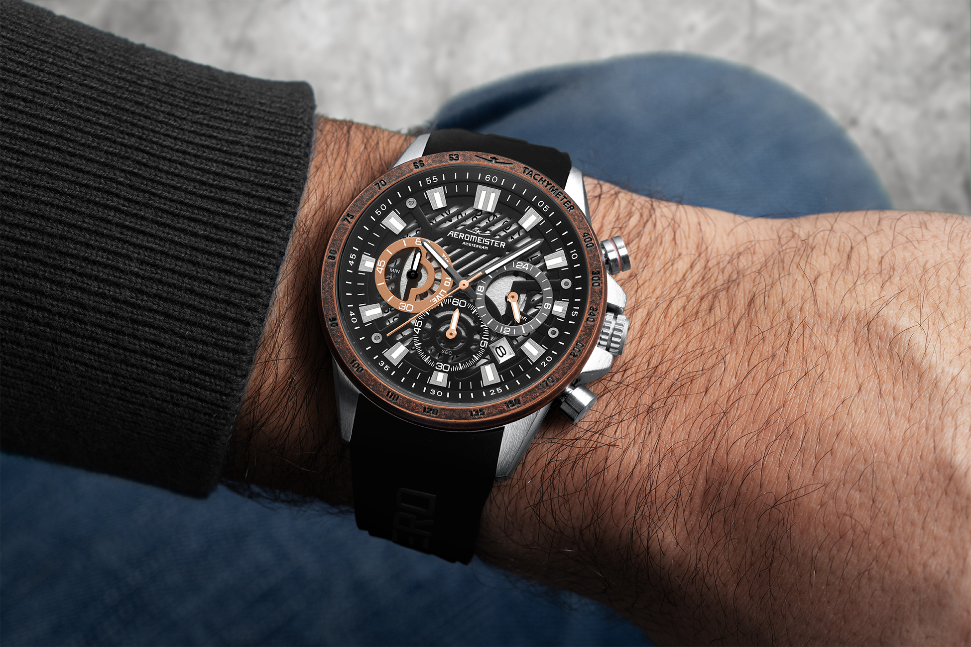 Herenhorloge van Aeromeister (Driver AM5103)