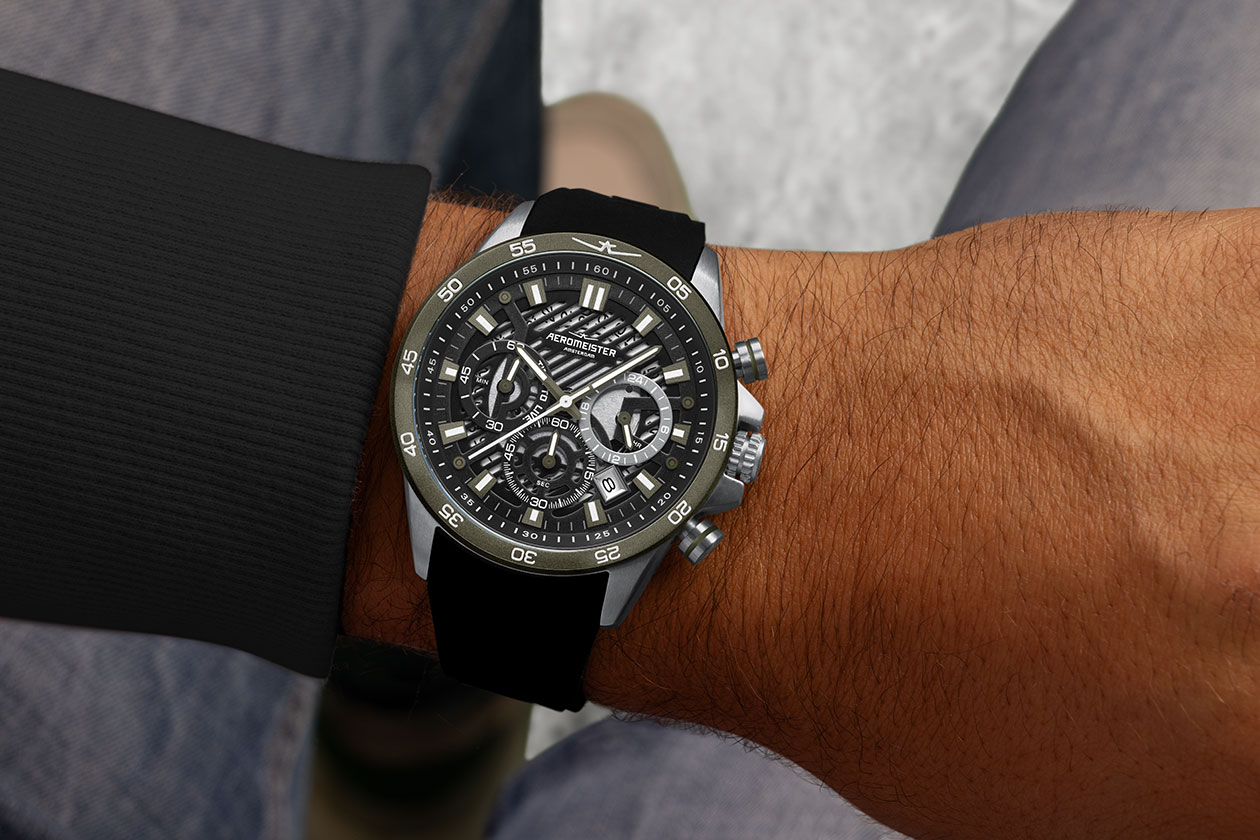 Herenhorloge van Aeromeister (Driver AM5107)