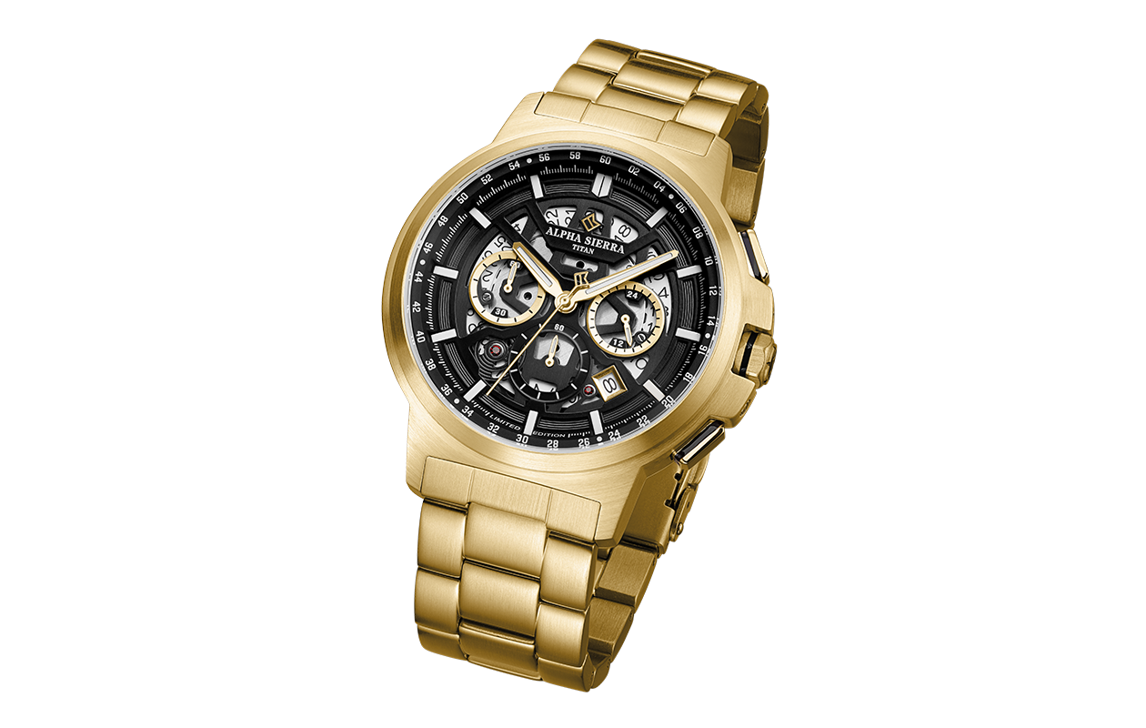 Herenhorloge van Alpha Sierra Watch Co. (Titan G04)