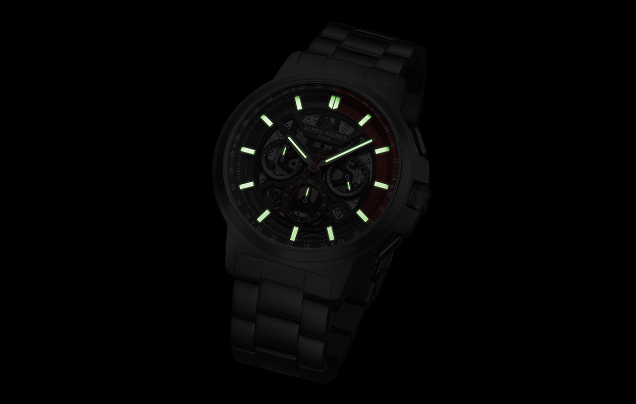 Herenhorloge Titan TR03 van Alpha Sierra Watch Co.