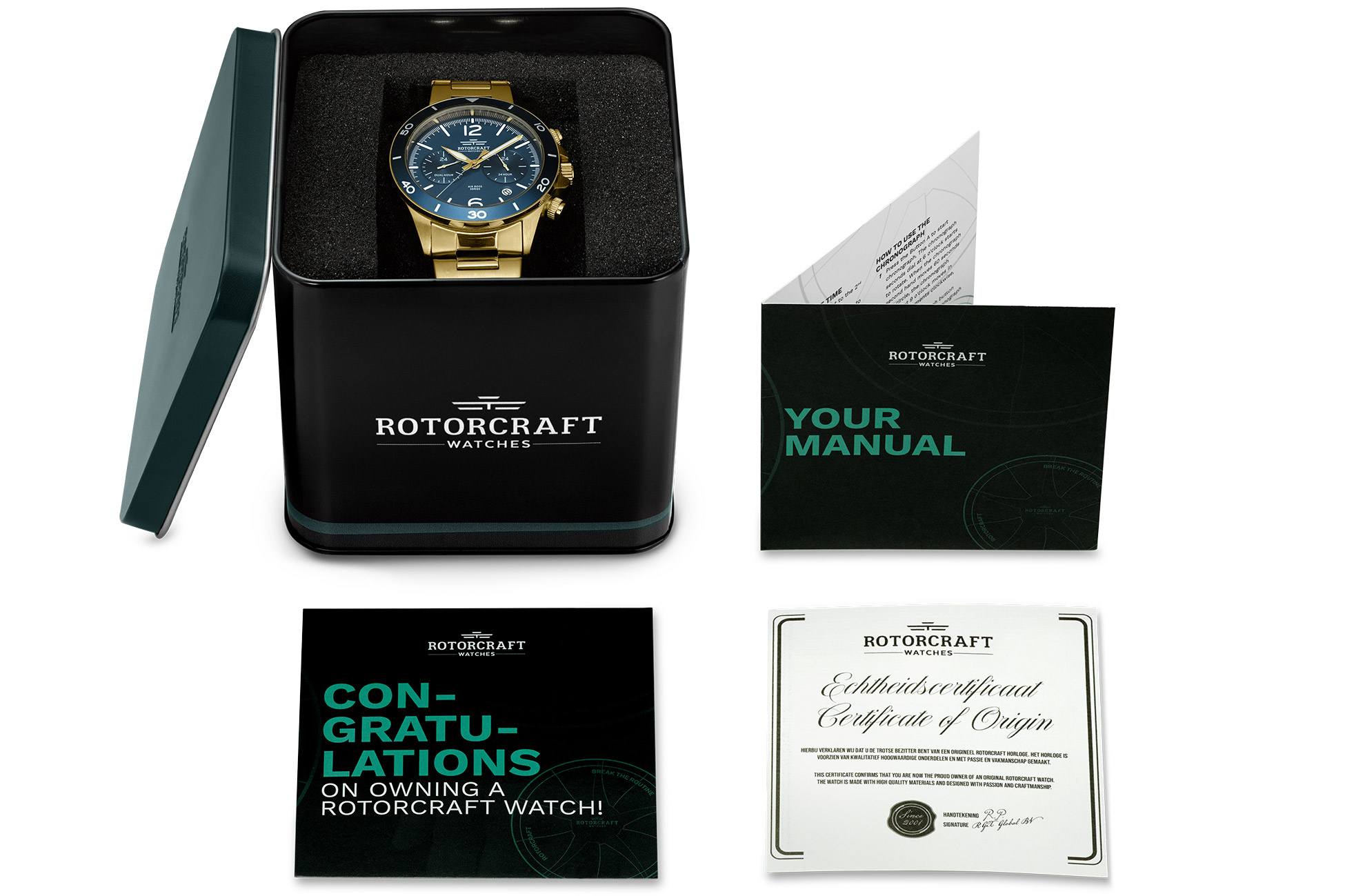 Herenhorloge van Rotorcraft (Air Boss RC1210)