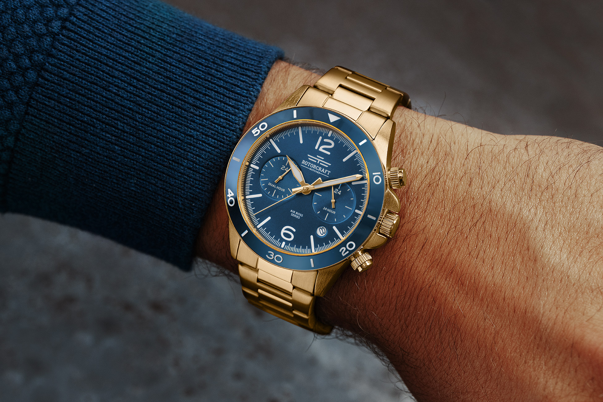 Herenhorloge van Rotorcraft (Air Boss RC1210)