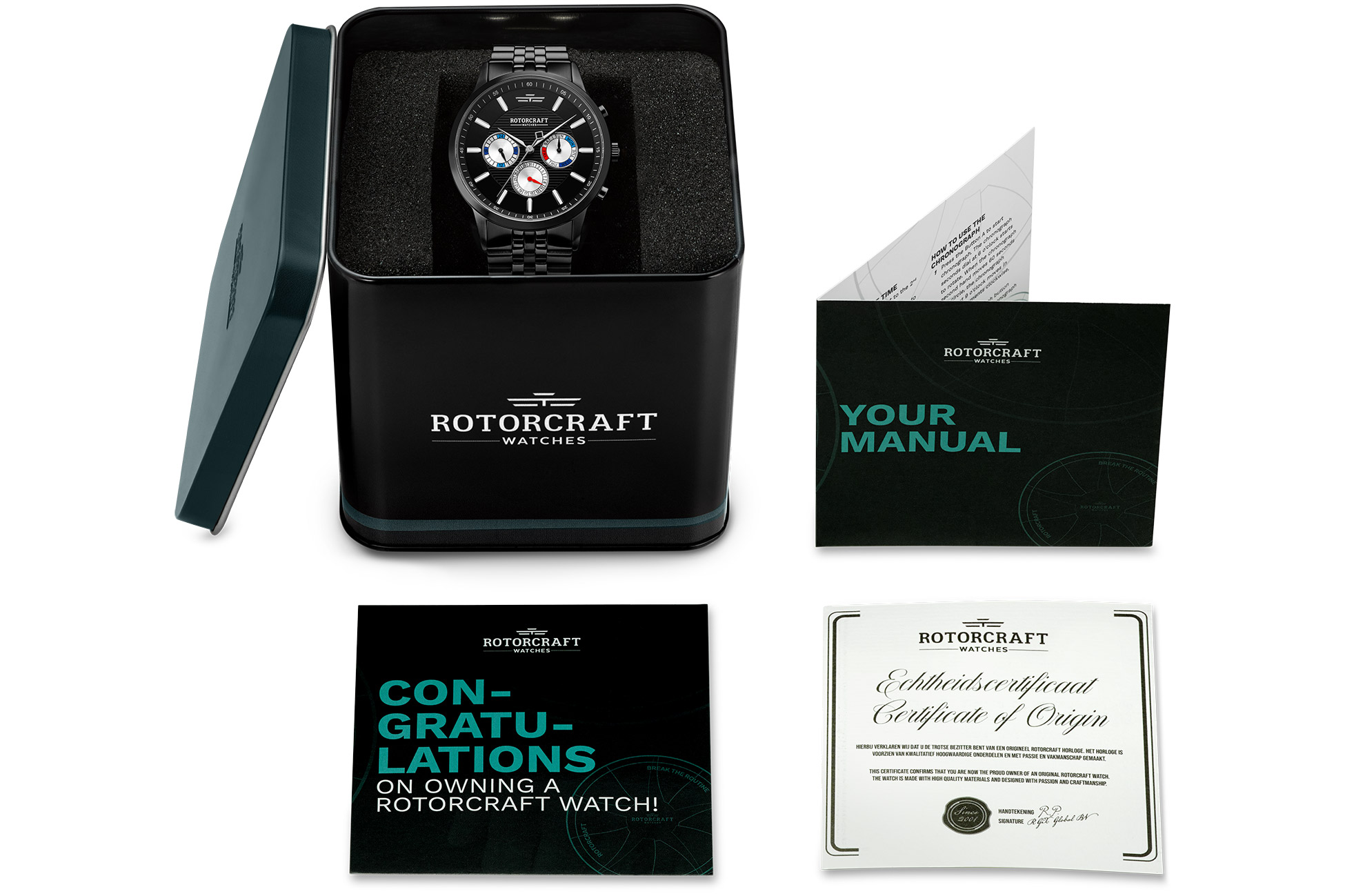 Herenhorloge van Rotorcraft (Amsterdam RC1610)