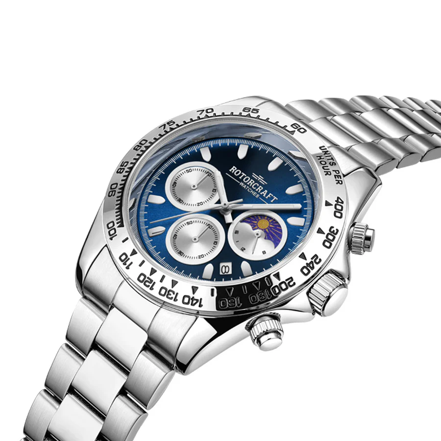 Herenhorloge van Rotorcraft (Cargo Moonphase RC2709)