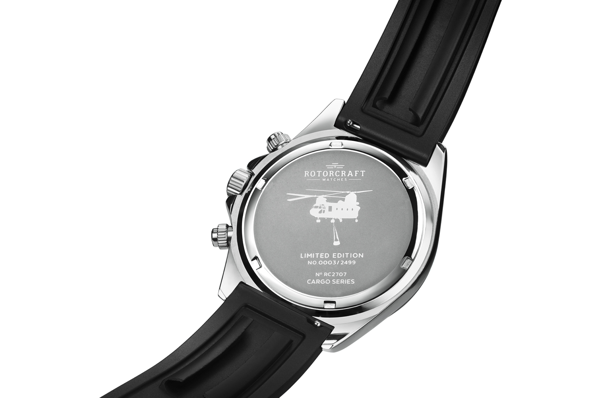 Limited Edition herenhorloge van Rotorcraft (Cargo RC2707)