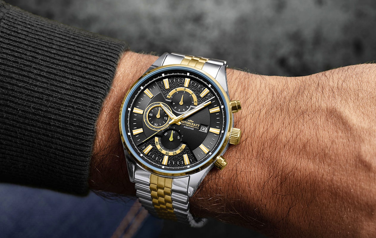 Shaon Men's Watch Analog Quartz with Stainless Steel Shaon Men's Watch Analog Quartz with Stainless Steel