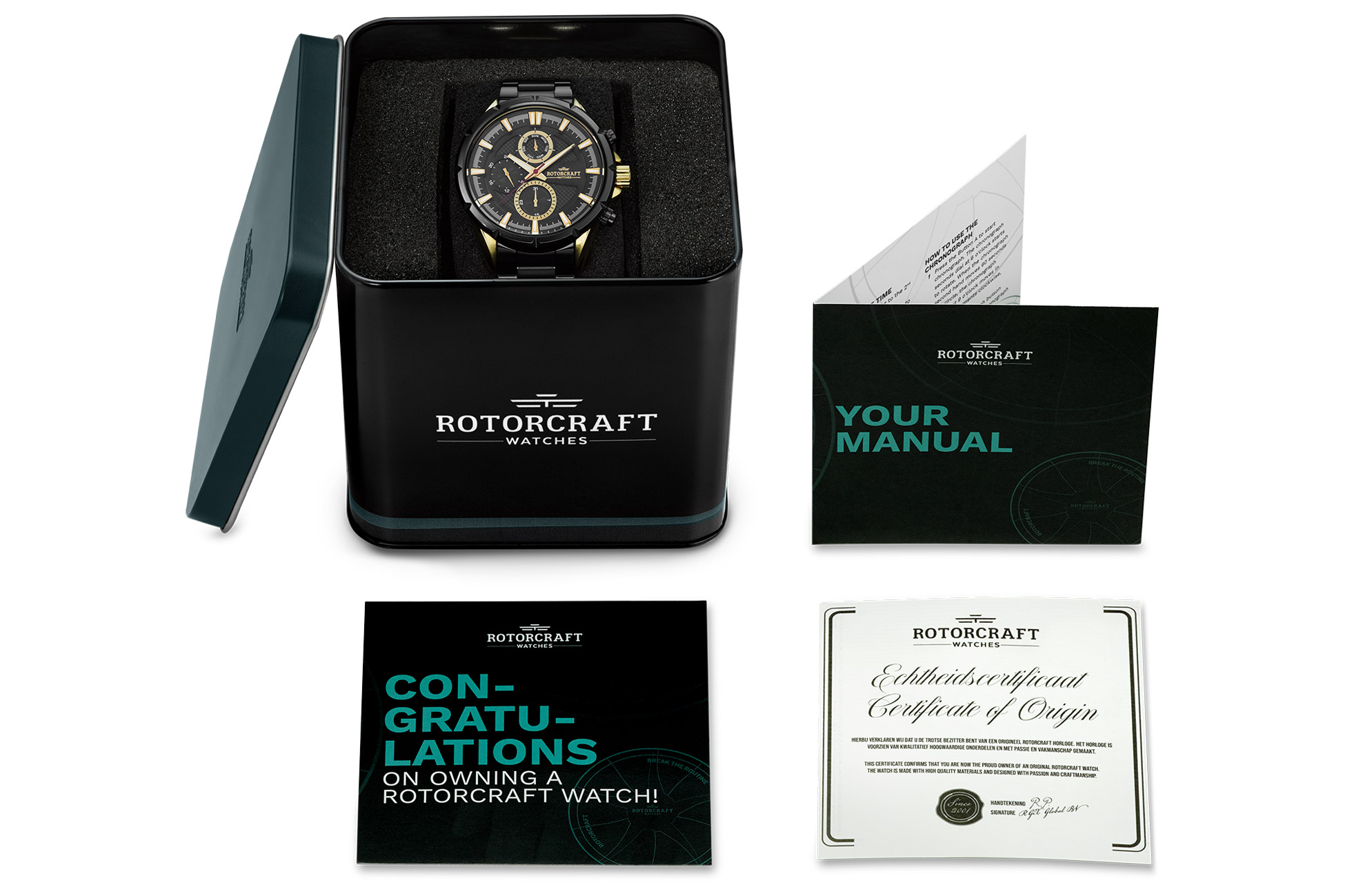 Herenhorloge van Rotorcraft (Gear RC2901)