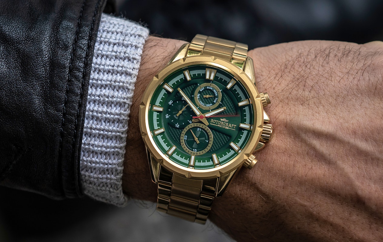 Herenhorloge Hodler Veytaux - Gold Silver met korting Herenhorloge Hodler Veytaux - Gold Silver met korting