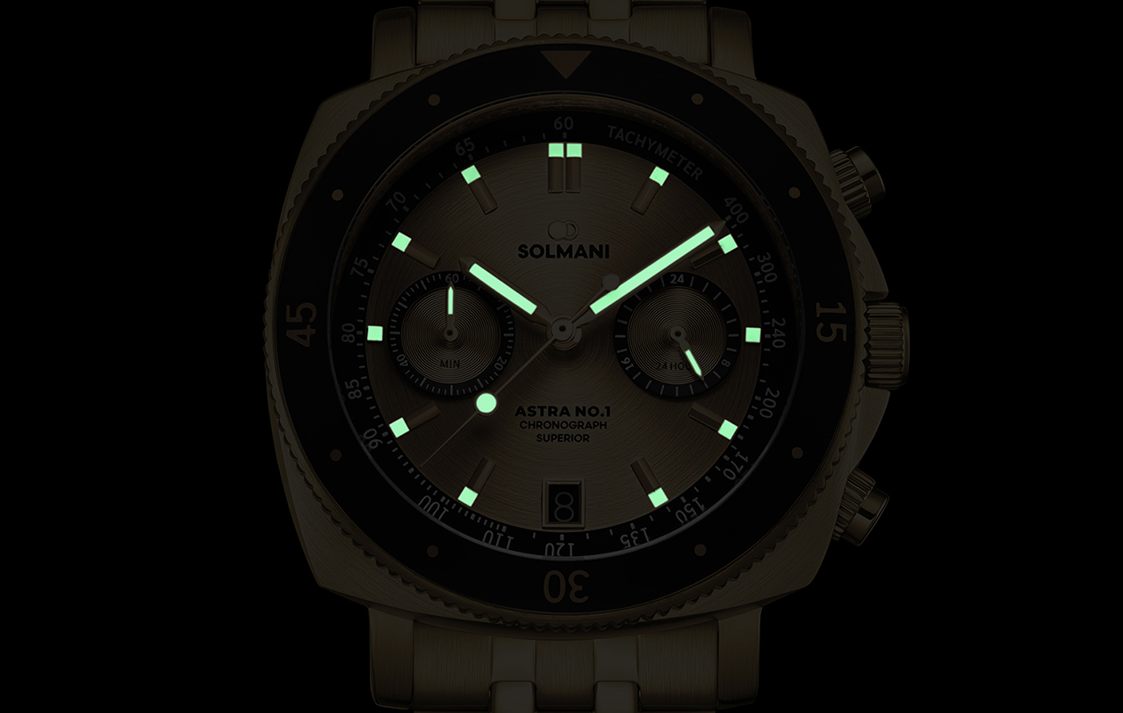 Herenhorloge van Solmani Astra No.1 5CGGASSG