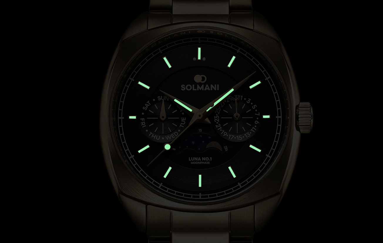 Herenhorloge van Solmani Luna No.1 5MGBLSG
