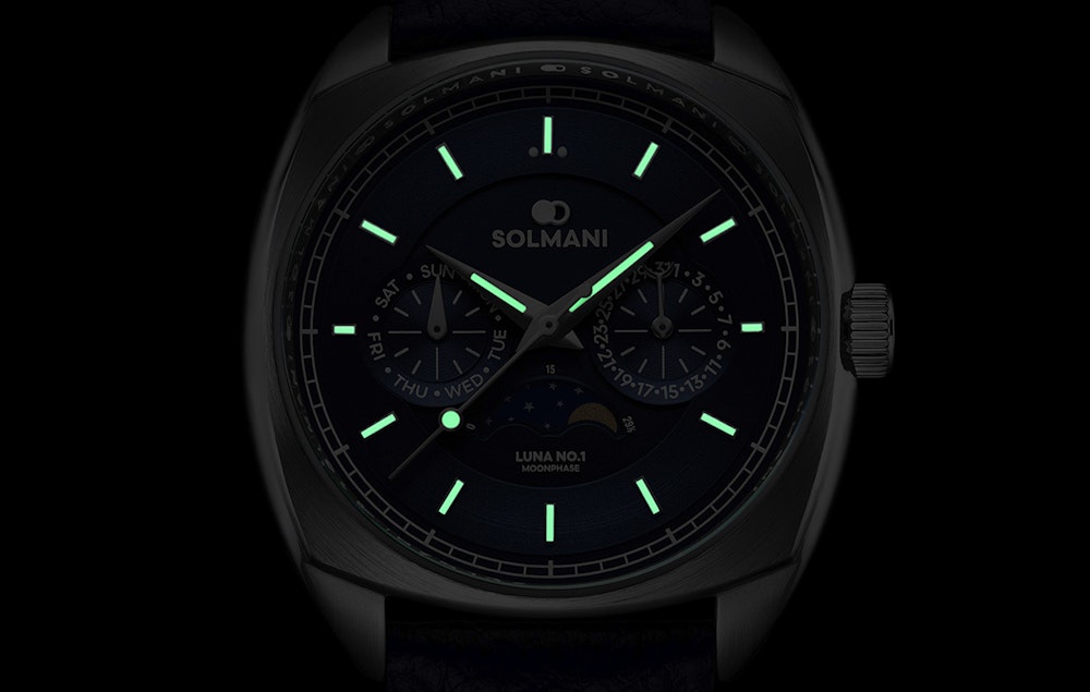 Herenhorloge van Solmani Luna No.1 5MSBLLB