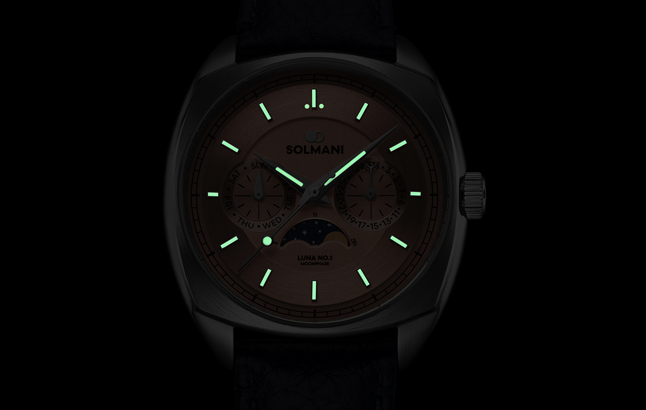 Herenhorloge van Solmani Luna No.1 5MSSALB