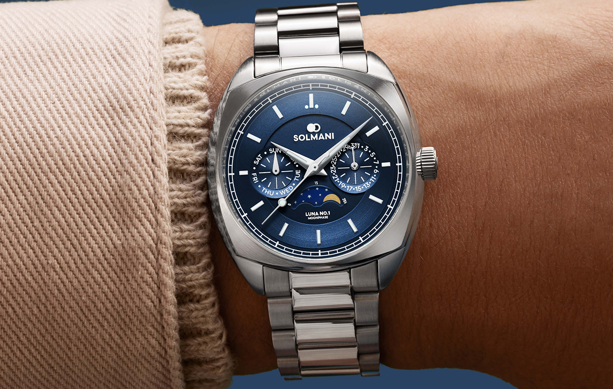 Herenhorloge van Solmani Luna No.1 5MSSASS