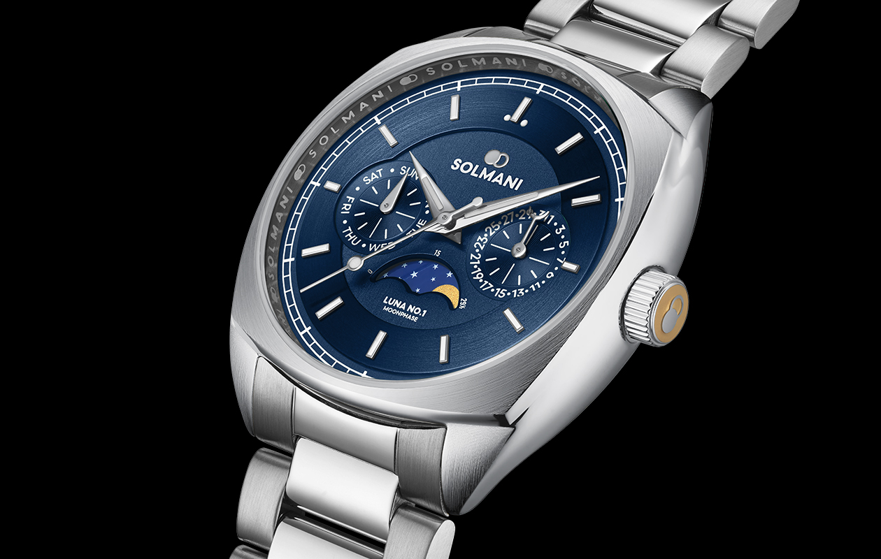 Herenhorloge van Solmani Luna No.1 5MSSASS