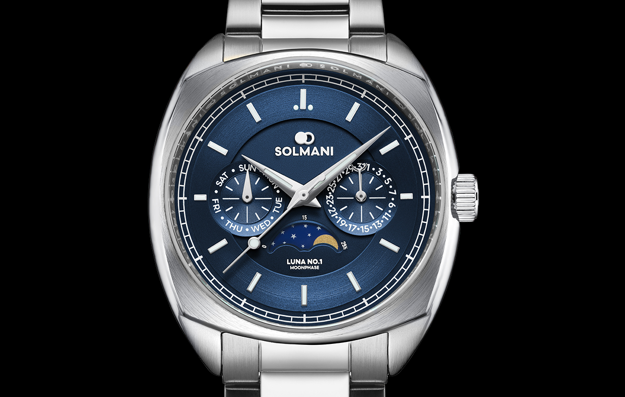 Herenhorloge van Solmani Luna No.1 5MSSASS