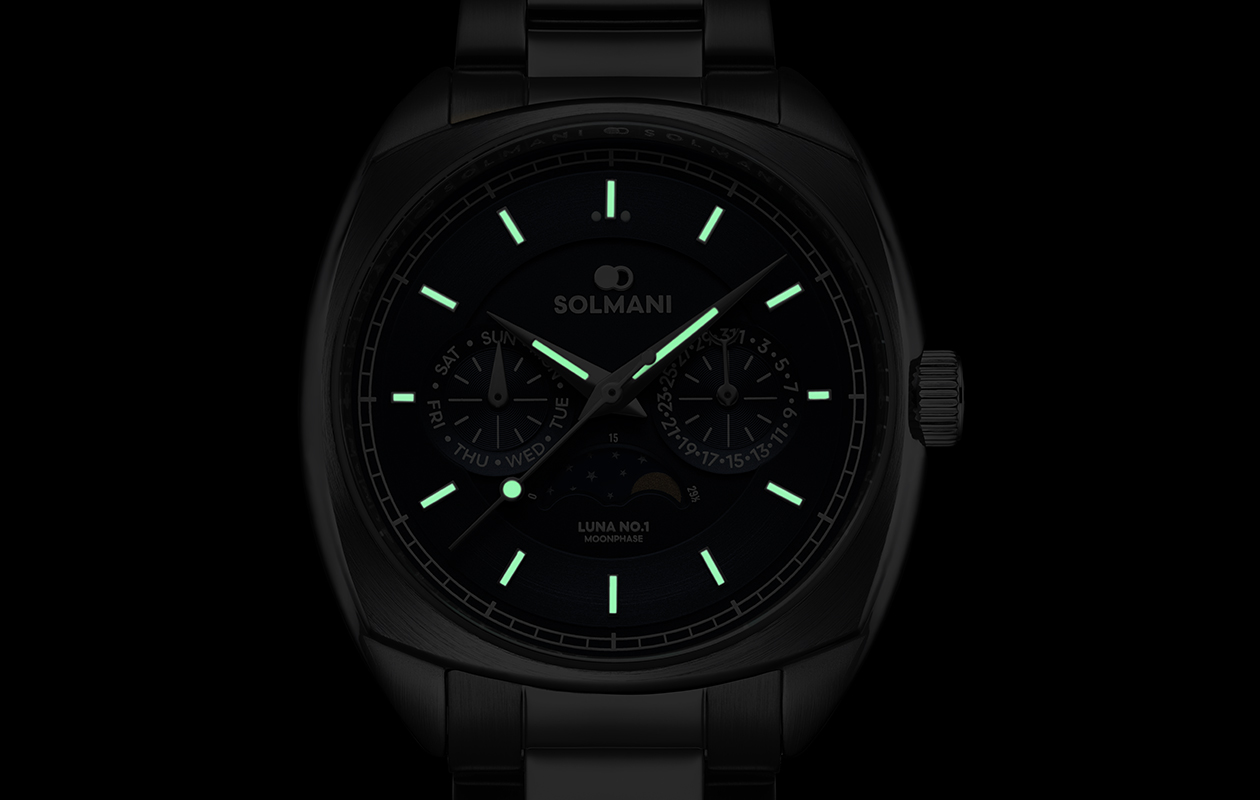 Herenhorloge van Solmani Luna No.1 5MSSASS
