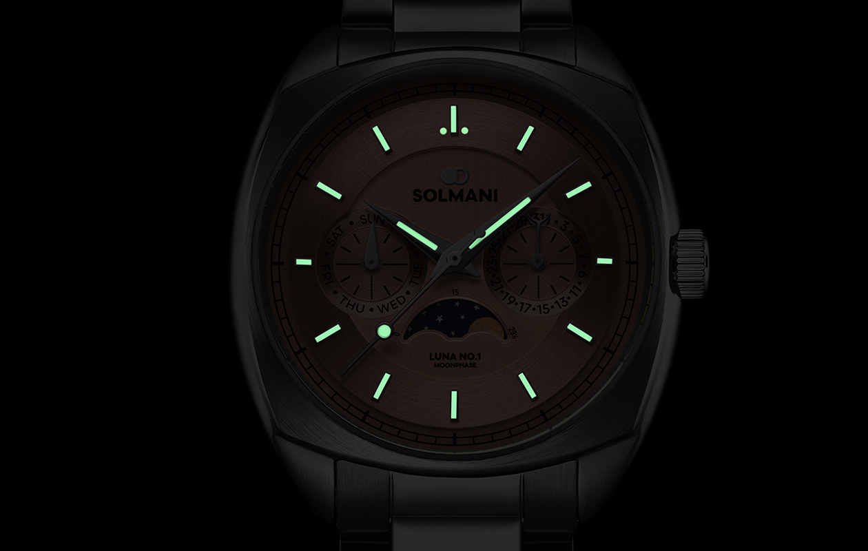 Herenhorloge van Solmani Luna No.1 5MSSLSS