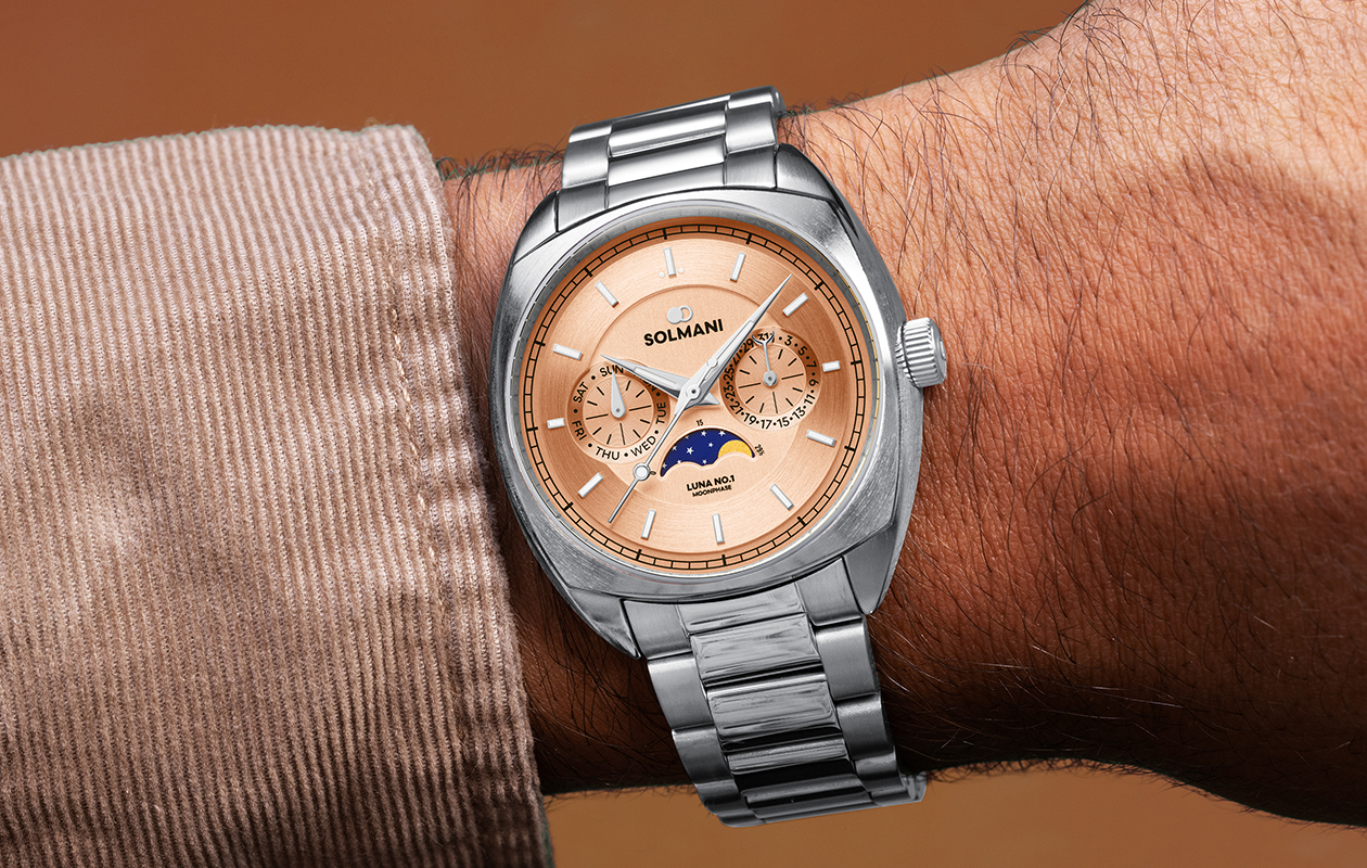 Herenhorloge van Solmani Luna No.1 5MSSLSS